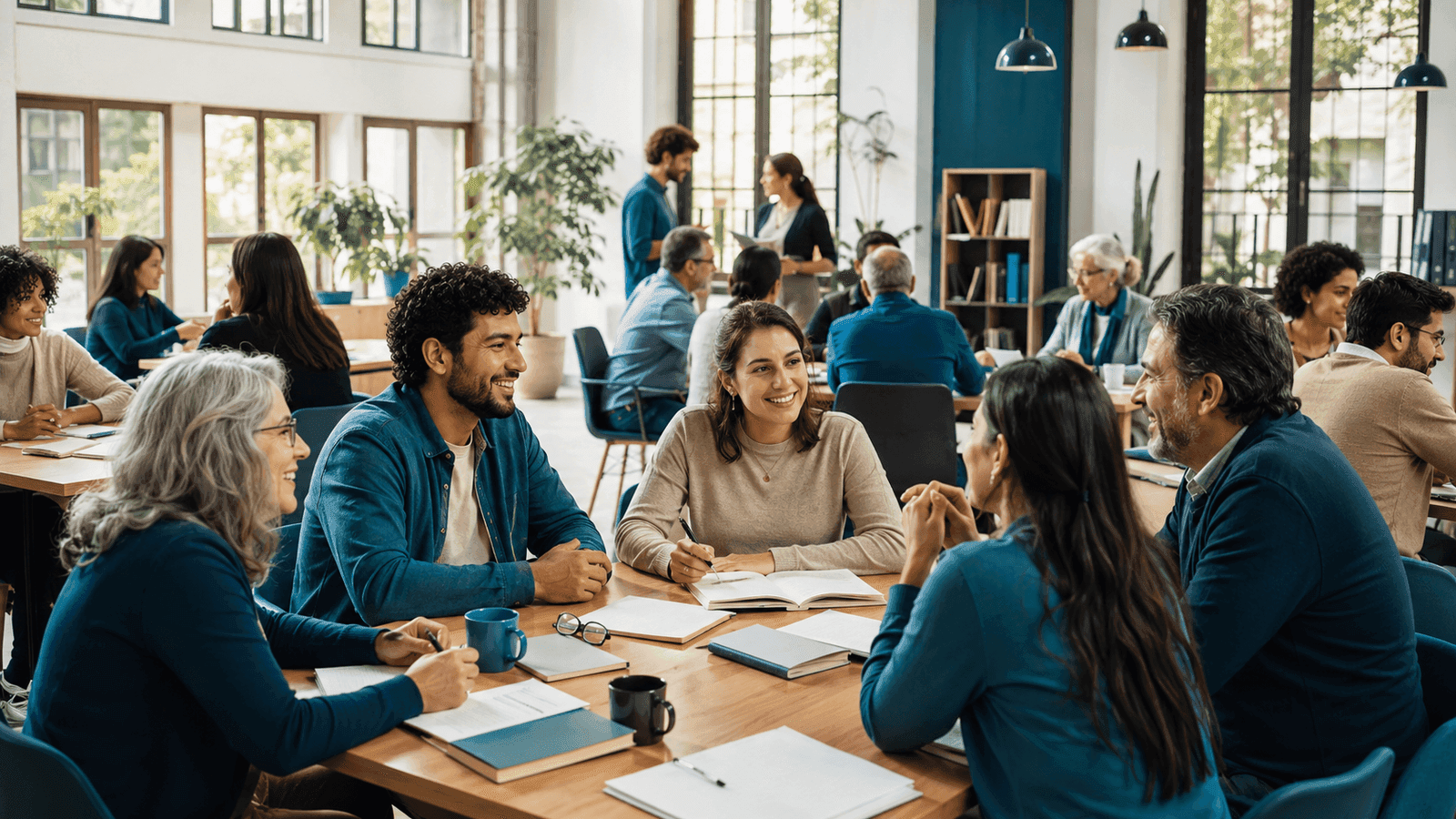 Grupo de personas participando de una actividad de formación ciudadana de ÁGORA